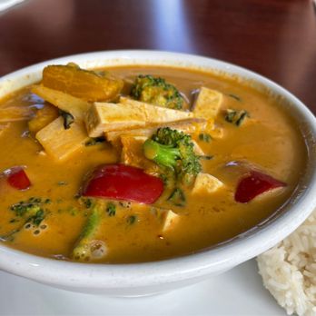 The Coconut Downtown - Red pumpkin curry - Thai Near Me - Reno, Nevada