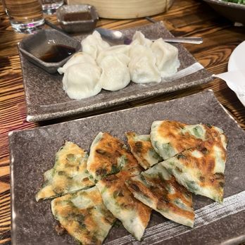 Dumpling Home - Wood and Silver Ear Mushrooms in House Dressing and scallion pancakes - Dim Sum Near Me - San Francisco, California