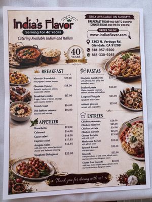 Menu photo 1 India's Flavor Glendale, CA Menu photo 1 India's Flavor Glendale, CA