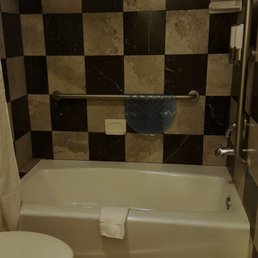 Bathroom- clean but dark