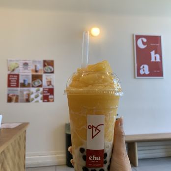Cha Thai Tea - Mango Coco - Bubble Tea Near Me - Berkeley, California