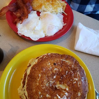 Patsy's Country Kitchen - Barn buster and pancakes all bacon choice. - American Near Me - Temecula, California Patsy's Country Kitchen - Barn buster and pancakes all bacon choice. - American Near Me - Temecula, California