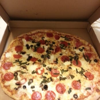 Italita Pizzería - XL Pizza Italita (extra mozza, extra pepperoni, aceituna, champiñon, ricotta, albahaca) - Pizza Near Me - Santiago, RM