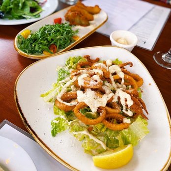 Parkside Grille - caesar salad with calamari fritti - American Near Me - Portola Valley, California Parkside Grille - caesar salad with calamari fritti - American Near Me - Portola Valley, California