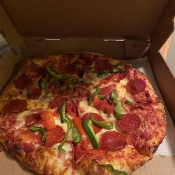 Mm Mm Pizza - Medium Pepperoni & Green Bell Peppers - Pizza Near Me - Bethel Park, Pennsylvania Mm Mm Pizza - Medium Pepperoni & Green Bell Peppers - Pizza Near Me - Bethel Park, Pennsylvania