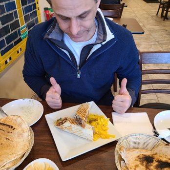 Al Rafidyn Restaurant - My honey. We were so hungry that day. I would of had more photos. - Middle Eastern Near Me - Sterling Heights, Michigan