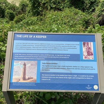 Cape Henry Lighthouse - Informational plaque - Landmarks & Historical Buildings Near Me - Fort Story, Virginia