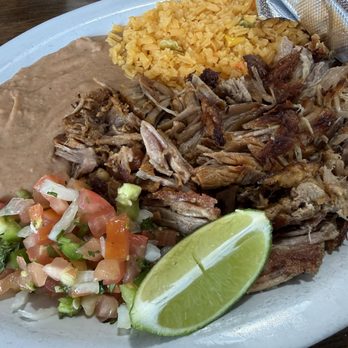 La Cocina Tex-Mex Grill - Carnitas Plate - Tex-Mex Near Me - Robinson, Texas