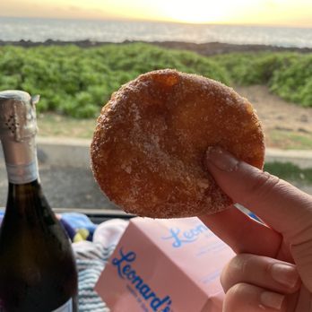 Leonard's Bakery - Perfect addition to a whale watching sunrise picnic. Loved the custard flavor. - Bakeries Near Me - Honolulu, Hawaii Leonard's Bakery - Perfect addition to a whale watching sunrise picnic. Loved the custard flavor. - Bakeries Near Me - Honolulu, Hawaii