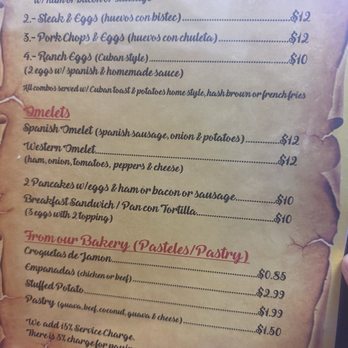 La Niña Restaurant - Menu - Cuban Near Me - Marathon, Florida