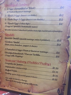 Menu photo 4 La Niña Restaurant Marathon, FL