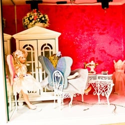 Ann Arbor Sewing & Quilting - Inside of the fairy door