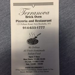 Terranova Brick Oven Pizzeria Restaurant