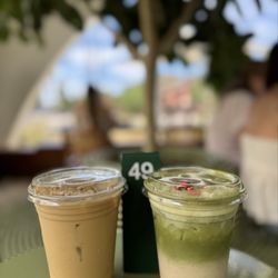 The Valley Latte & Strawberry Fields Matcha
