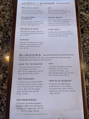 Menu photo 4 Ross Peak Grill Belgrade, MT Menu photo 4 Ross Peak Grill Belgrade, MT