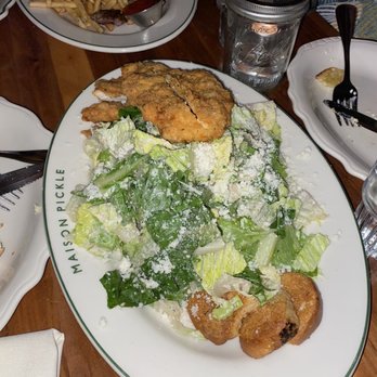 Maison Pickle - Chicken Caesar Salad - Cocktail Bars Near Me - New York, New York Maison Pickle - Chicken Caesar Salad - Cocktail Bars Near Me - New York, New York