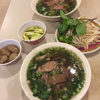 Pho 75 - #4 no tripe no tendon with a side of meatballs - Vietnamese Near Me - Arlington, Virginia
