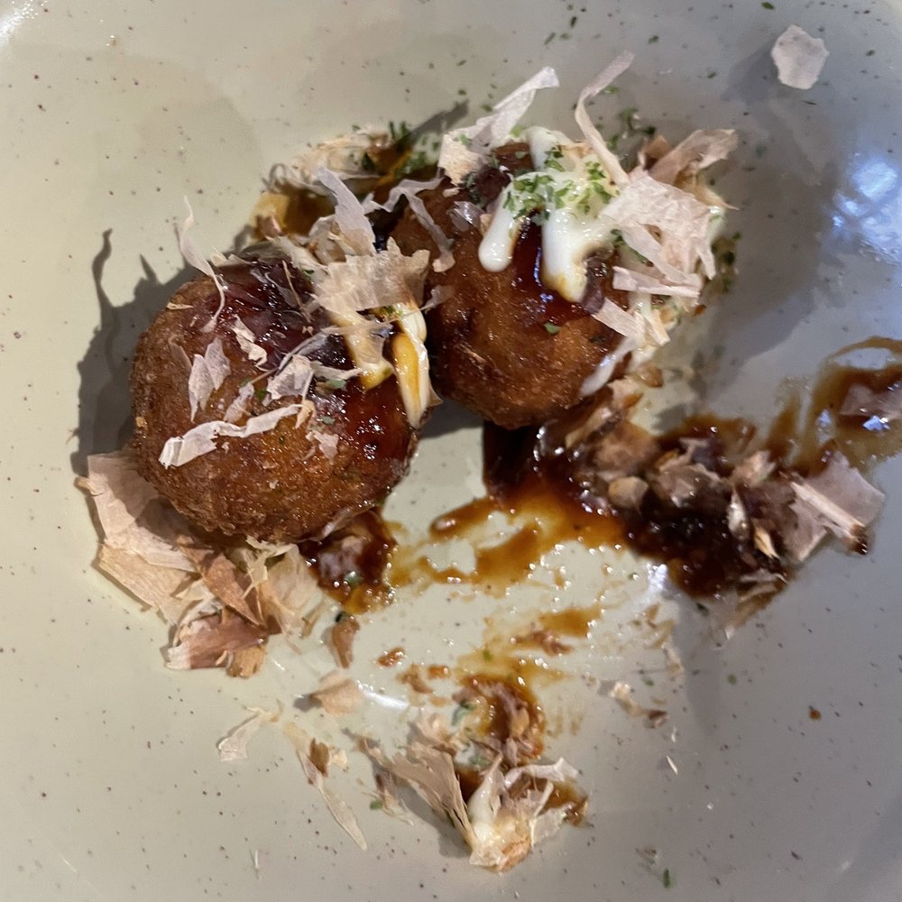 Okan Diner - Tako-Yaki (5pc) was very good! - Noodles Near Me - San Diego, California Okan Diner - Tako-Yaki (5pc) was very good! - Noodles Near Me - San Diego, California