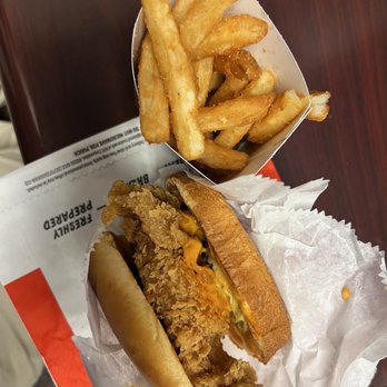KFC - Crispy Colonel Sandwich with fries - Fast Food Near Me - Savannah, Georgia KFC - Crispy Colonel Sandwich with fries - Fast Food Near Me - Savannah, Georgia