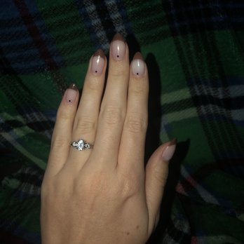 Heights Beauty Lounge - Dip powder mani (after 2 weeks) - Nail Salons Near Me - Tampa, Florida Heights Beauty Lounge - Dip powder mani (after 2 weeks) - Nail Salons Near Me - Tampa, Florida