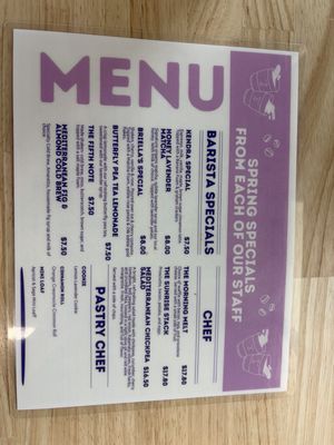 Menu photo 2 Rising For People Coffee Reno, NV