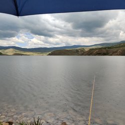 Currant Creek - Fishing in the rain.