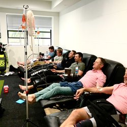 These golfers get NAD++ (NAD + Glutathione+ Myers Cocktail) drips to keep their body, mind, and overall health up to par.