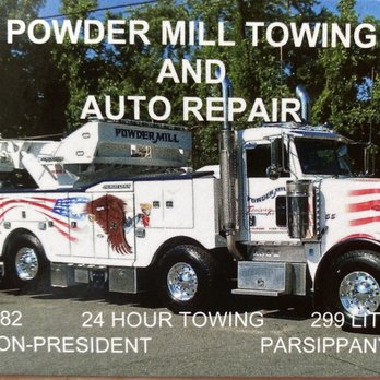 Powder Mill Towing - ***** Five Stars for this terrific team! - Auto Repair Near Me - Parsippany, New Jersey Powder Mill Towing - ***** Five Stars for this terrific team! - Auto Repair Near Me - Parsippany, New Jersey