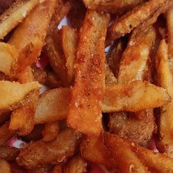 Fries were overcooked and not much potato