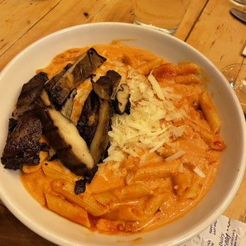 Pastabilities - Hot vodka sauce over pene. - Italian Near Me - Syracuse, New York Pastabilities - Hot vodka sauce over pene. - Italian Near Me - Syracuse, New York