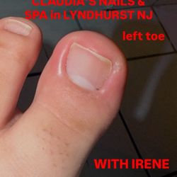 Claudia’s Nails & Spa - Pedicure done by Irene of Claudia's Nails & Spa in Lyndhurst NJ