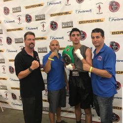 Burbank Boxing Club - My son first championship Belt