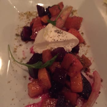 Craig's - Beet Burrata (beets, fennel, arugula, pistachio, burrata cheese) - American Near Me - West Hollywood, California