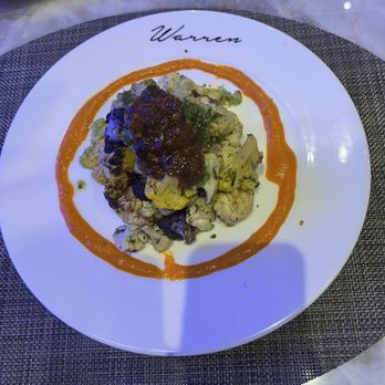 Warren - Rainbow Roasted Caulifower - Whiskey Bars Near Me - Delray Beach, Florida