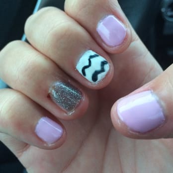 PCS Nail & Tans - You can see the gel all over my fingers. I had to go home and cut/file it off myself. - Nail Salons Near Me - Rosenberg, Texas