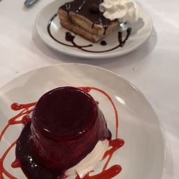 The entree was so good I forgot to take a pic but remembered before the desserts. Best panna cotta ever! Highly recommend The entree was so good I forgot to take a pic but remembered before the desserts. Best panna cotta ever! Highly recommend