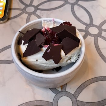 Fiorella - Almond gelato with shaved chocolate and amarena cherries - Pasta Shops Near Me - Philadelphia, Pennsylvania Fiorella - Almond gelato with shaved chocolate and amarena cherries - Pasta Shops Near Me - Philadelphia, Pennsylvania