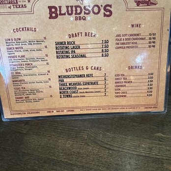Bludso's BBQ - Menu - Barbeque Near Me - Los Angeles, California