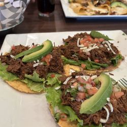 Casa Tequilla - I had 3 beef tostadas & my son had steak nachos