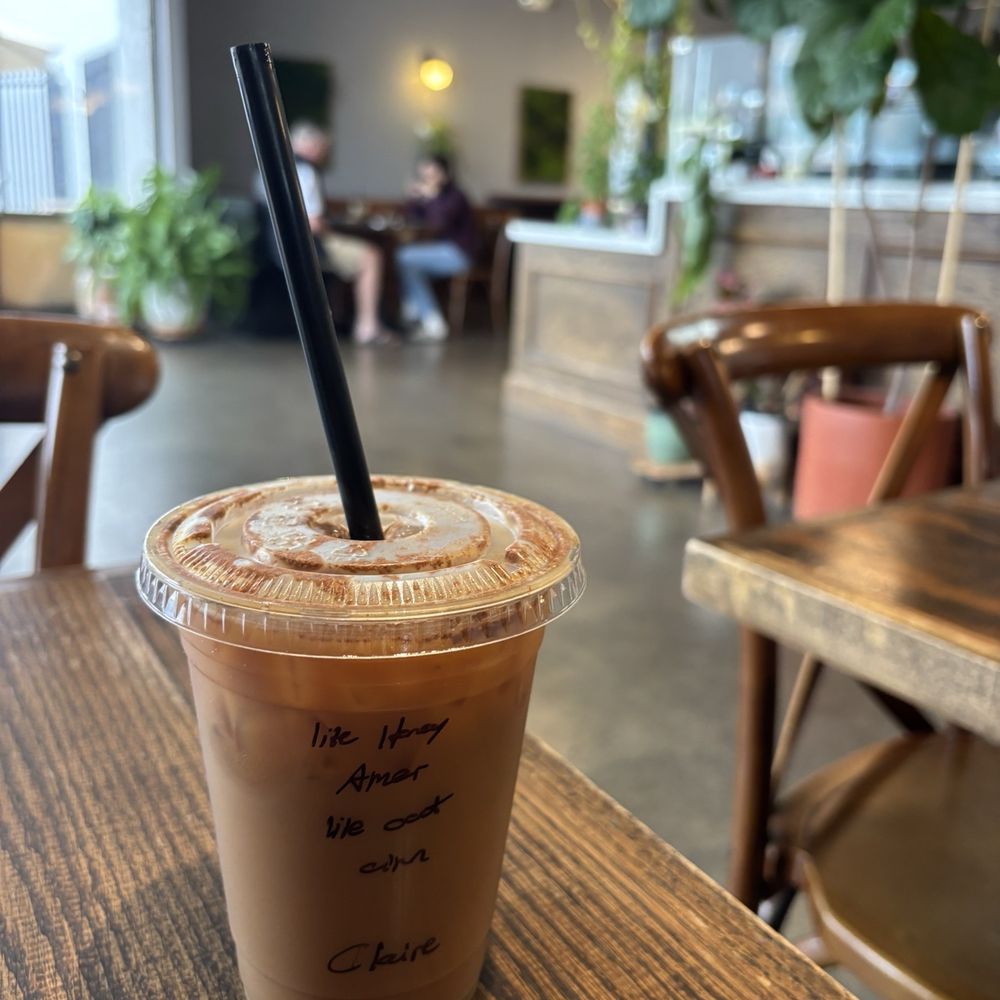 Brot Coffee - Americano with splash of milk - Coffee & Tea Near Me - Orange, California