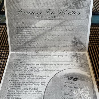 Chaffee - Tea Rooms Near Me - Temple City, California