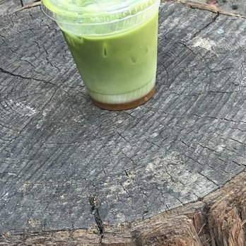 Black Bird Bookstore and Cafe - Ice Matcha Peach by Ocean Beach - Bookstores Near Me - San Francisco, California