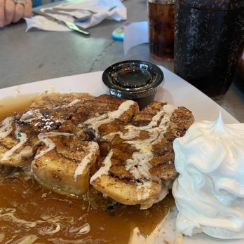 Canopy Road Cafe - Cinnamon Roll French Toast - Breakfast & Brunch Near Me - Tallahassee, Florida Canopy Road Cafe - Cinnamon Roll French Toast - Breakfast & Brunch Near Me - Tallahassee, Florida
