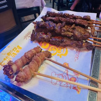 shaokao - bacon enoki, beef, lamb and pork belly skewers - Chinese Near Me - Nashville, Tennessee shaokao - bacon enoki, beef, lamb and pork belly skewers - Chinese Near Me - Nashville, Tennessee