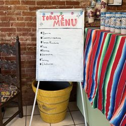 Simple menu, but they'll make you what you want if they got the ingredients!!! Great service!!!