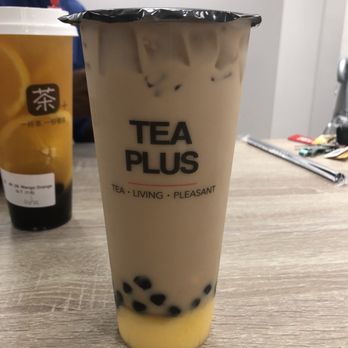 Tea Plus - 3 Guys drink and mango orange tea - Bubble Tea Near Me - Davie, Florida Tea Plus - 3 Guys drink and mango orange tea - Bubble Tea Near Me - Davie, Florida
