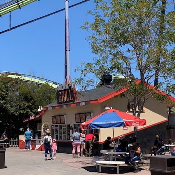 Six Flags Discovery Kingdom - The Daredevil Grill - Amusement Parks Near Me - Vallejo, California