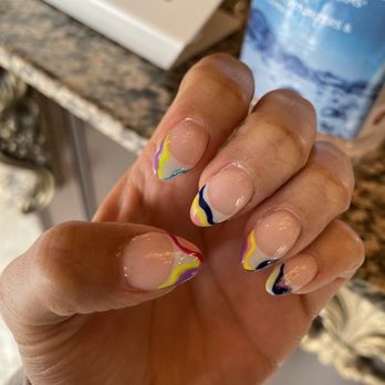 La Fleur Nails Norman - Multiple other color options were available but were not used. - Nail Salons Near Me - Norman, Oklahoma