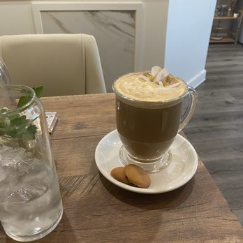 Heavenly Garden Cafe - Cappuccino with complimentary sugar cookies - Juice Bars & Smoothies Near Me - Hopewell Junction, New York Heavenly Garden Cafe - Cappuccino with complimentary sugar cookies - Juice Bars & Smoothies Near Me - Hopewell Junction, New York