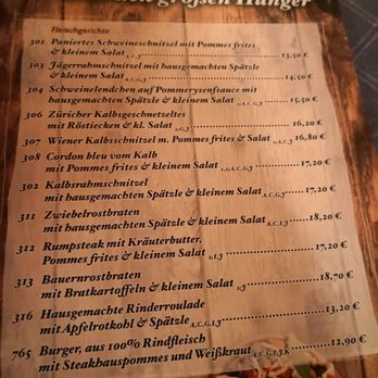 Kupferhammer - Menu. Ordered the Hausgemachte Rinderrouladen #316 - German Near Me - Pforzheim, BW Kupferhammer - Menu. Ordered the Hausgemachte Rinderrouladen #316 - German Near Me - Pforzheim, BW